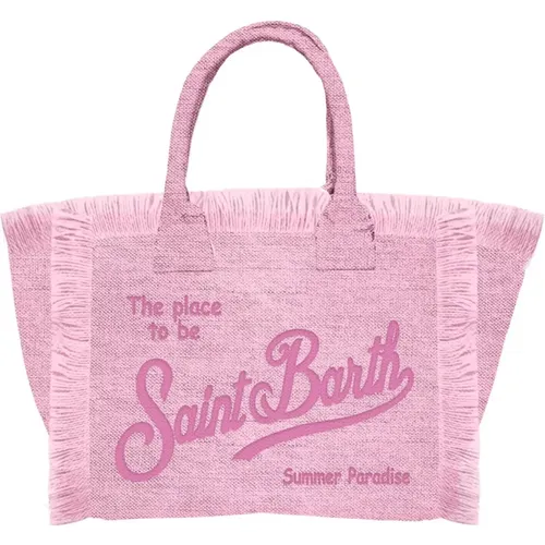 Vanity Linen Bag , female, Sizes: ONE SIZE - MC2 Saint Barth - Modalova