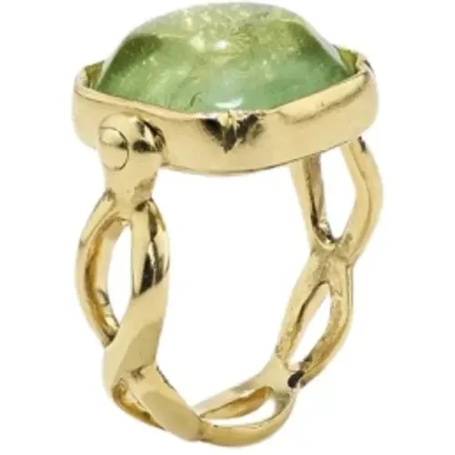 Square Cabochon Ring , female, Sizes: 51 MM - Goossens Paris - Modalova