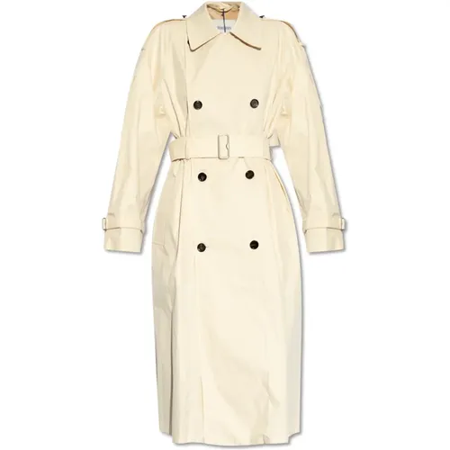 Gabardine trench coat , female, Sizes: 2XS, 3XS - Burberry - Modalova