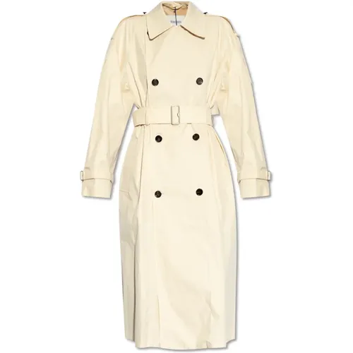 Gabardine trench coat , female, Sizes: 2XS, 3XS, XS - Burberry - Modalova