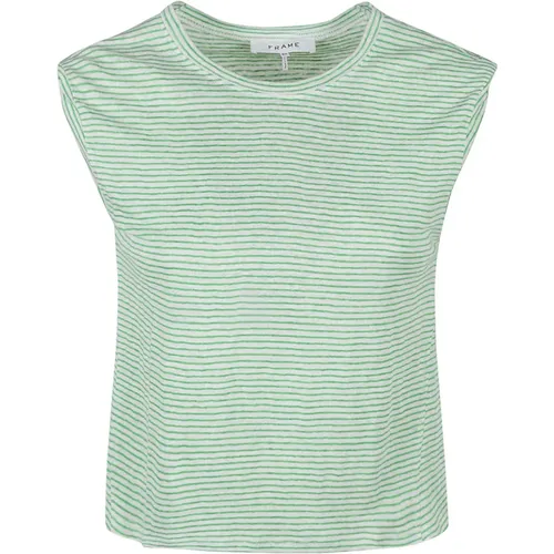 Sleeveless Top , female, Sizes: S, M - Frame - Modalova