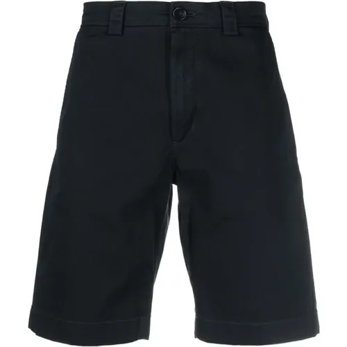 Classic Stretch Cotton Twill Shorts , male, Sizes: W30 - Woolrich - Modalova