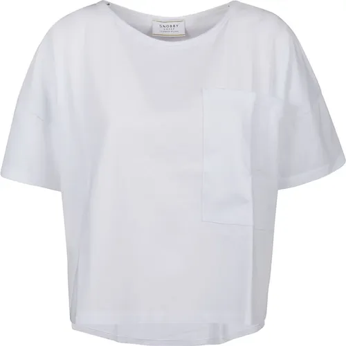 T-Shirt , female, Sizes: M, S - Snobby Sheep - Modalova