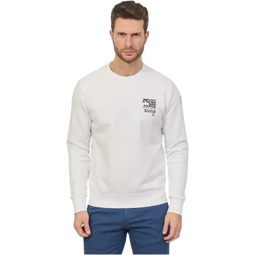 Sweater with Logo Print , male, Sizes: 2XL, L, XL - Suns - Modalova