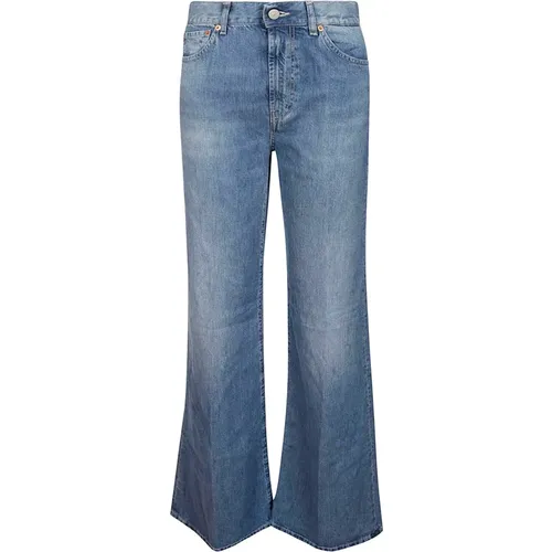 Weitbein Flared Jeans , Damen, Größe: W29 - Dondup - Modalova