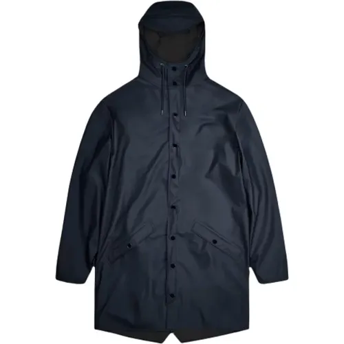 Waterproof Long Jacket with Ventilation , female, Sizes: M, S, L - Rains - Modalova