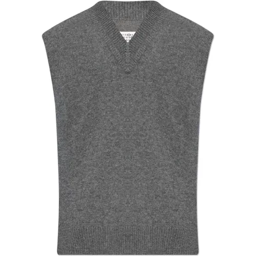 V-neck vest , male, Sizes: M - Maison Margiela - Modalova