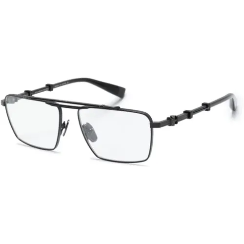Schwarze Optische Brille, vielseitig und stilvoll,Goldene Optische Brille, Vielseitiger Stil,Klassische Schwarze Optische Brille - Balmain - Modalova