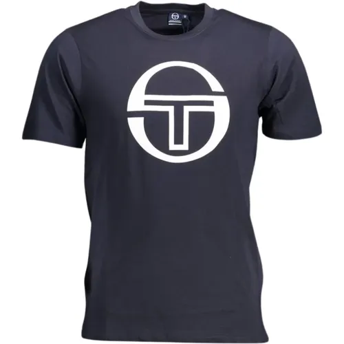 Druck Logo Rundhals T-Shirt , Herren, Größe: XL - Sergio Tacchini - Modalova