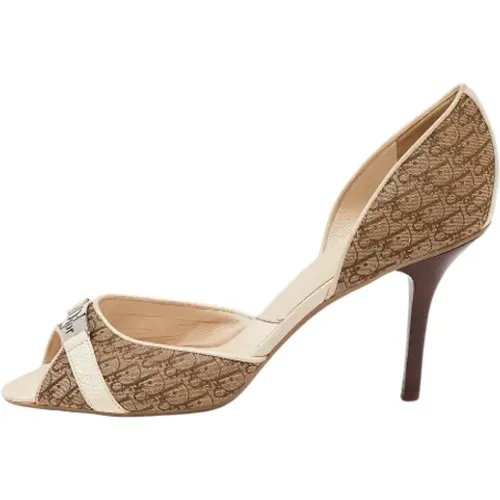 Pre-owned Canvas heels , female, Sizes: 9 UK - Dior Vintage - Modalova