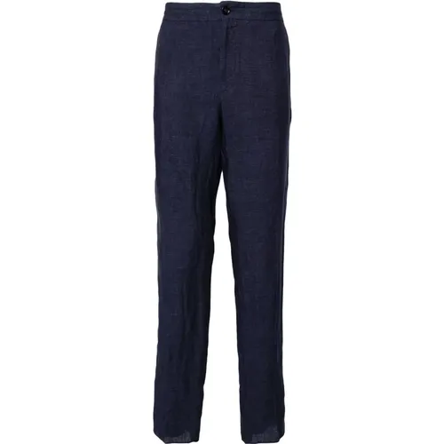 Linen Pants with Pockets , male, Sizes: M, XS, L, S - Ermenegildo Zegna - Modalova