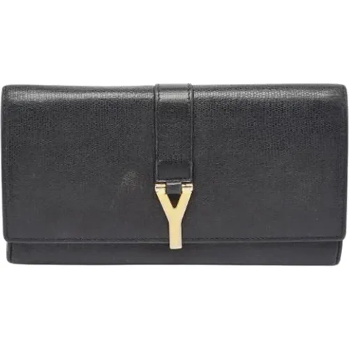 Pre-owned Leather wallets , female, Sizes: ONE SIZE - Yves Saint Laurent Vintage - Modalova