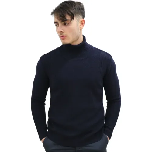 High Neck Sweater , male, Sizes: S, 2XL, L, XL - Gaudi - Modalova