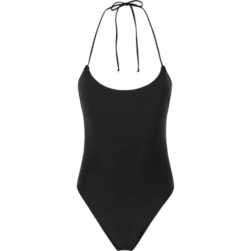 Schwarzer Monokini mit herausnehmbarer Polsterung , Damen, Größe: L - Me-Fui - Modalova