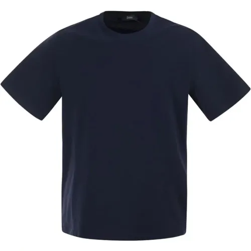 Stretch-Baumwoll-Jersey T-Shirt , Herren, Größe: M - Herno - Modalova