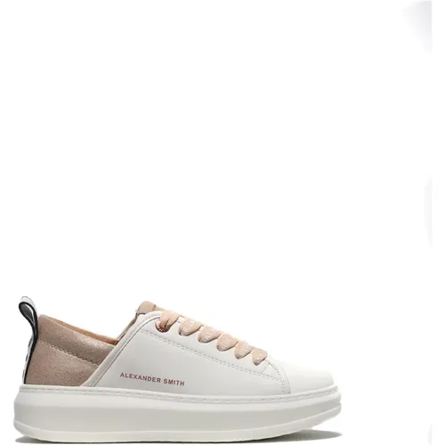 Womens Shoes Sneakers Bianco Noos , female, Sizes: 8 UK - Alexander Smith - Modalova