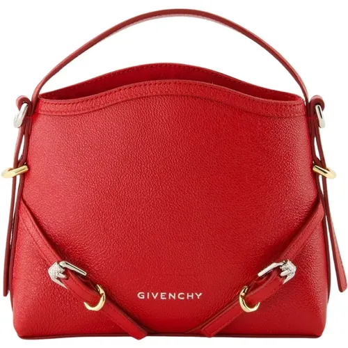 Leather Nano Shoulder Bag , female, Sizes: ONE SIZE - Givenchy - Modalova