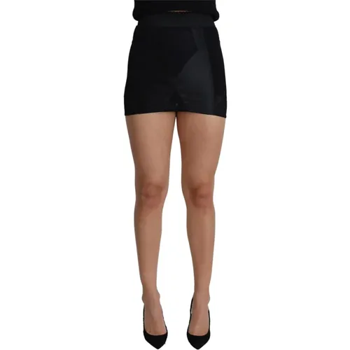 Lace Mini Skirt , female, Sizes: 3XS - Dolce & Gabbana - Modalova
