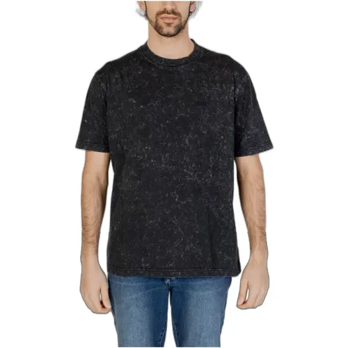 Herren T-Shirt Frühling/Sommer Kollektion 100% Baumwolle , Herren, Größe: 2XL - Boss - Modalova