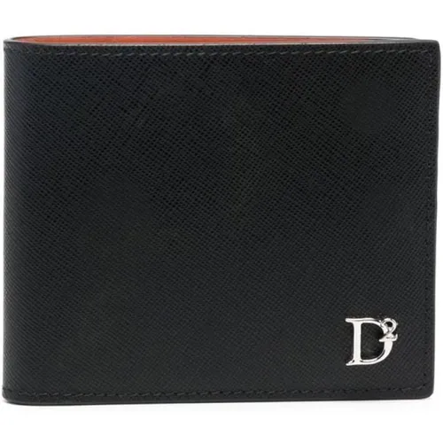 Men's Wallets Ss24 , male, Sizes: ONE SIZE - Dsquared2 - Modalova