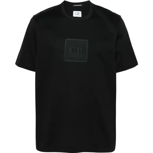 Metropolis Schwarzes Logo T-Shirt - C.P. Company - Modalova