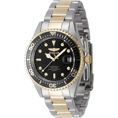 Pro Diver Quartz Watch Black Dial , male, Sizes: ONE SIZE - Invicta Watches - Modalova
