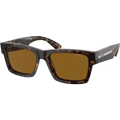 Rectangular Sunglasses Bold Style , male, Sizes: 56 MM - Prada - Modalova