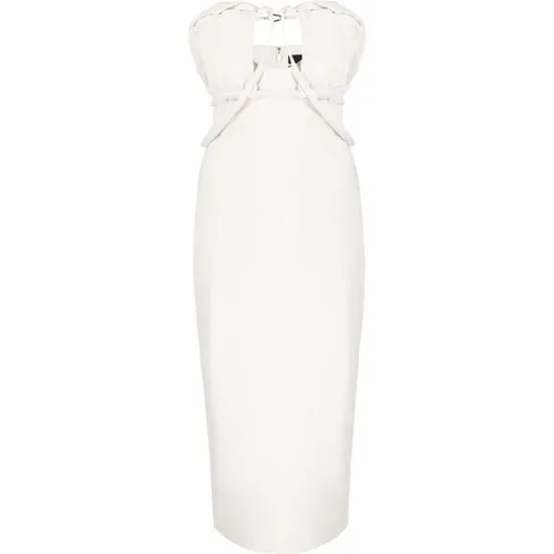 Strapless Dress with Gathered Detailing , female, Sizes: XS, 2XS - Jacquemus - Modalova