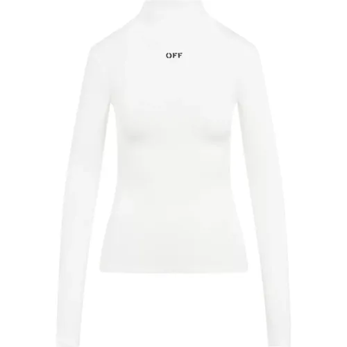 Off , Weiße Pullover Chic Stil , Damen, Größe: XS - Off White - Modalova