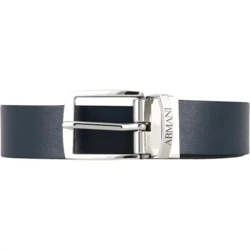 Reversible Belt Art. 401520 , male, Sizes: 85 CM - Armani - Modalova