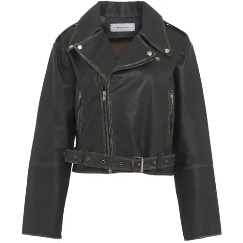 Women's Clothing Jacket & Coat Brown Ss24 , female, Sizes: M - Bully - Modalova
