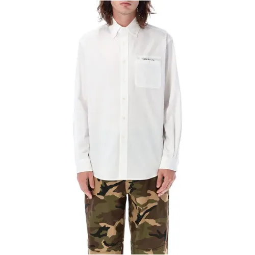 Black Sartorial Tape Pocket Shirt Aw23 , male, Sizes: S - Palm Angels - Modalova