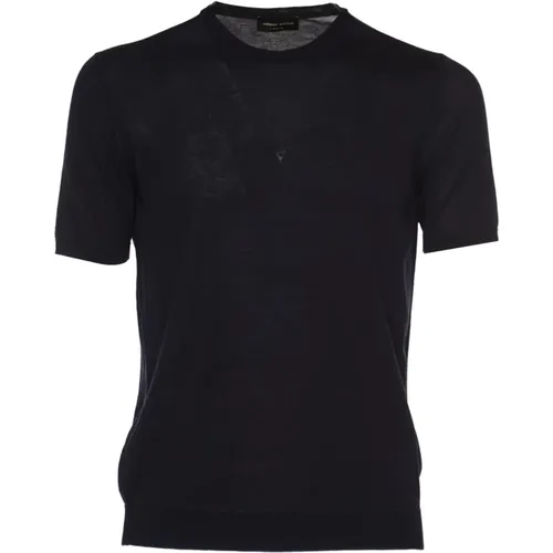 T-shirts and Polos Girocollo MC , male, Sizes: XL, L - Roberto Collina - Modalova