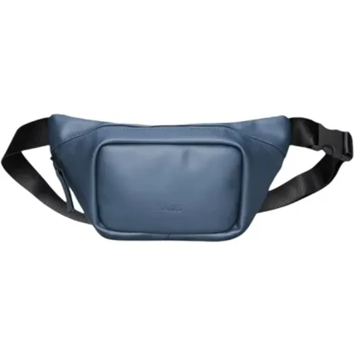 Mini mesh bum bag with adjustable strap , male, Sizes: ONE SIZE - Rains - Modalova