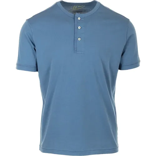 Blaue T-Shirts und Polos Cester Jersey , Herren, Größe: L - Bl'ker - Modalova
