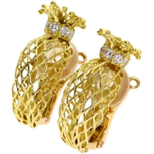 Pre-owned Gold earrings , female, Sizes: ONE SIZE - Piaget Pre-owned - Modalova