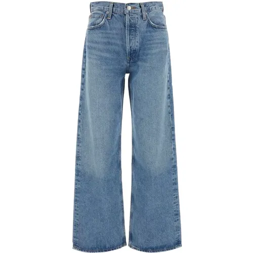 Weite Denim Jeans für modebewusste Frauen , Damen, Größe: W27 - Agolde - Modalova