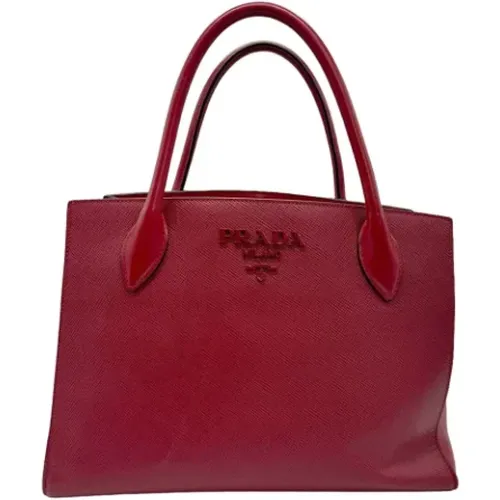 Pre-owned Leather prada-bags , female, Sizes: ONE SIZE - Prada Vintage - Modalova