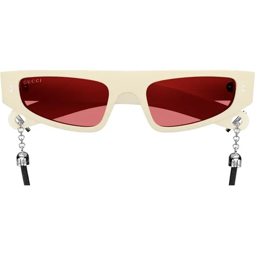 Stilvolle Sonnenbrille mit Band , unisex, Größe: 51 MM - Gucci - Modalova