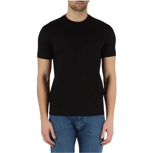 Essentielles Baumwoll-T-Shirt mit Aufgedrucktem Logo - Emporio Armani - Modalova