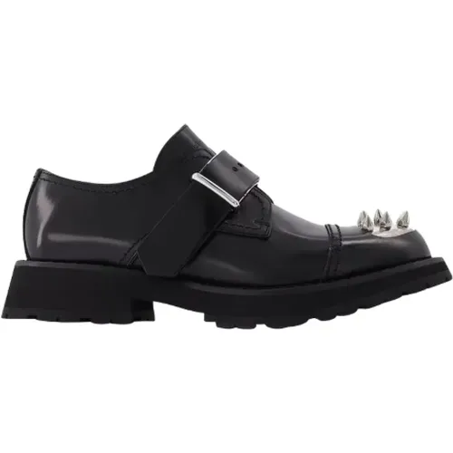 Leather Flats , female, Sizes: 6 UK - alexander mcqueen - Modalova