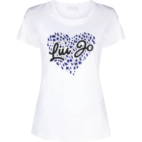 Logo Print T-shirts and Polos , female, Sizes: S - Liu Jo - Modalova