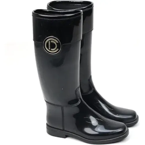 Pre-owned Rubber boots , female, Sizes: 4 UK - Dior Vintage - Modalova