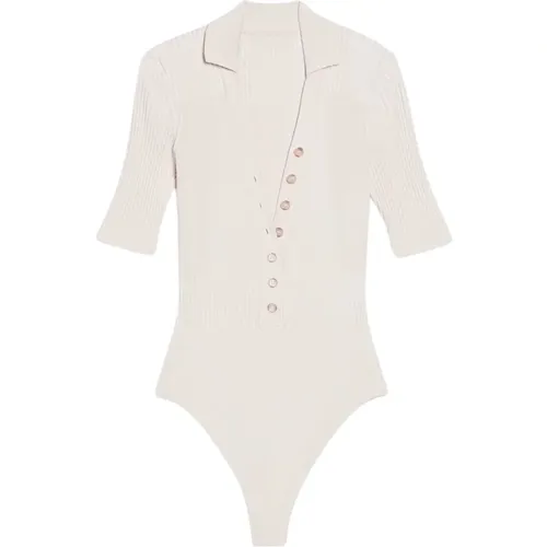 Yauco Polo Body in Hellbeige , Damen, Größe: S - Jacquemus - Modalova