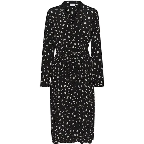 Printed Long Sleeve Dress Ice Iris , female, Sizes: S, XS, XL, L, 2XL, M - Saint Tropez - Modalova