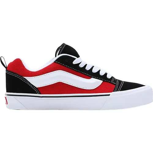 Rote Echte Weiße und Schwarze Niedrige Sneakers , Herren, Größe: 40 EU - Vans - Modalova