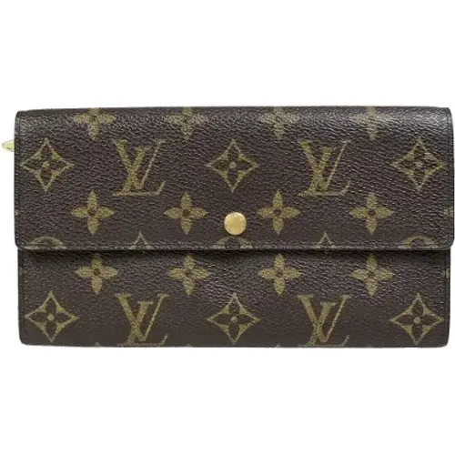 Pre-owned Canvas wallets , female, Sizes: ONE SIZE - Louis Vuitton Vintage - Modalova