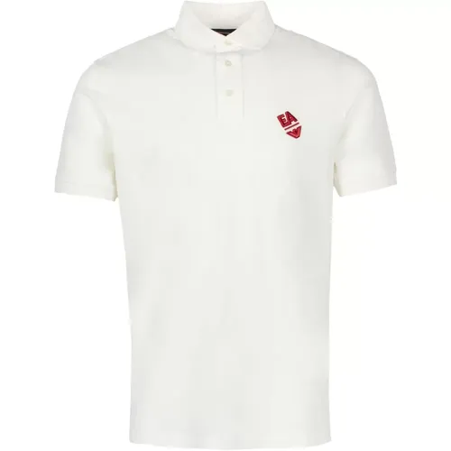 Logo-Embroidered Polo Shirt , male, Sizes: 2XL, S, M - Emporio Armani - Modalova