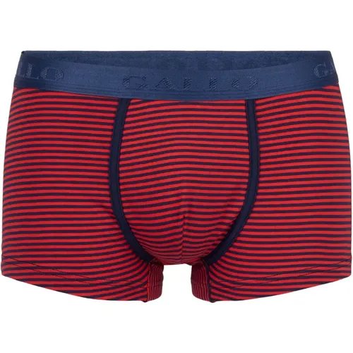 Klassische Blaue Boxershorts mit Windsor Streifen , Herren, Größe: S - Gallo - Modalova