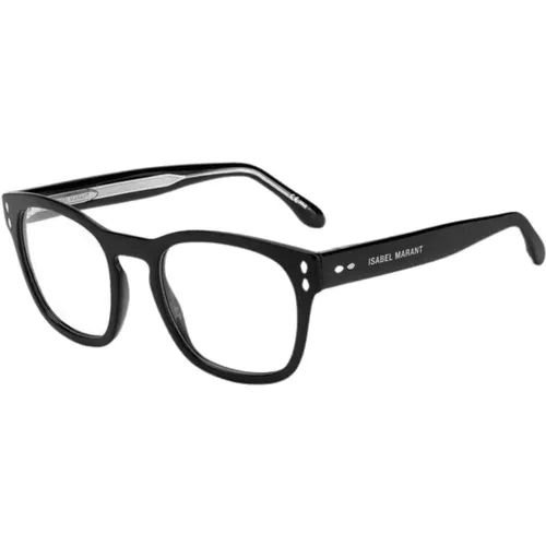 Schwarze Brillengestelle , unisex, Größe: 50 MM - Isabel marant - Modalova